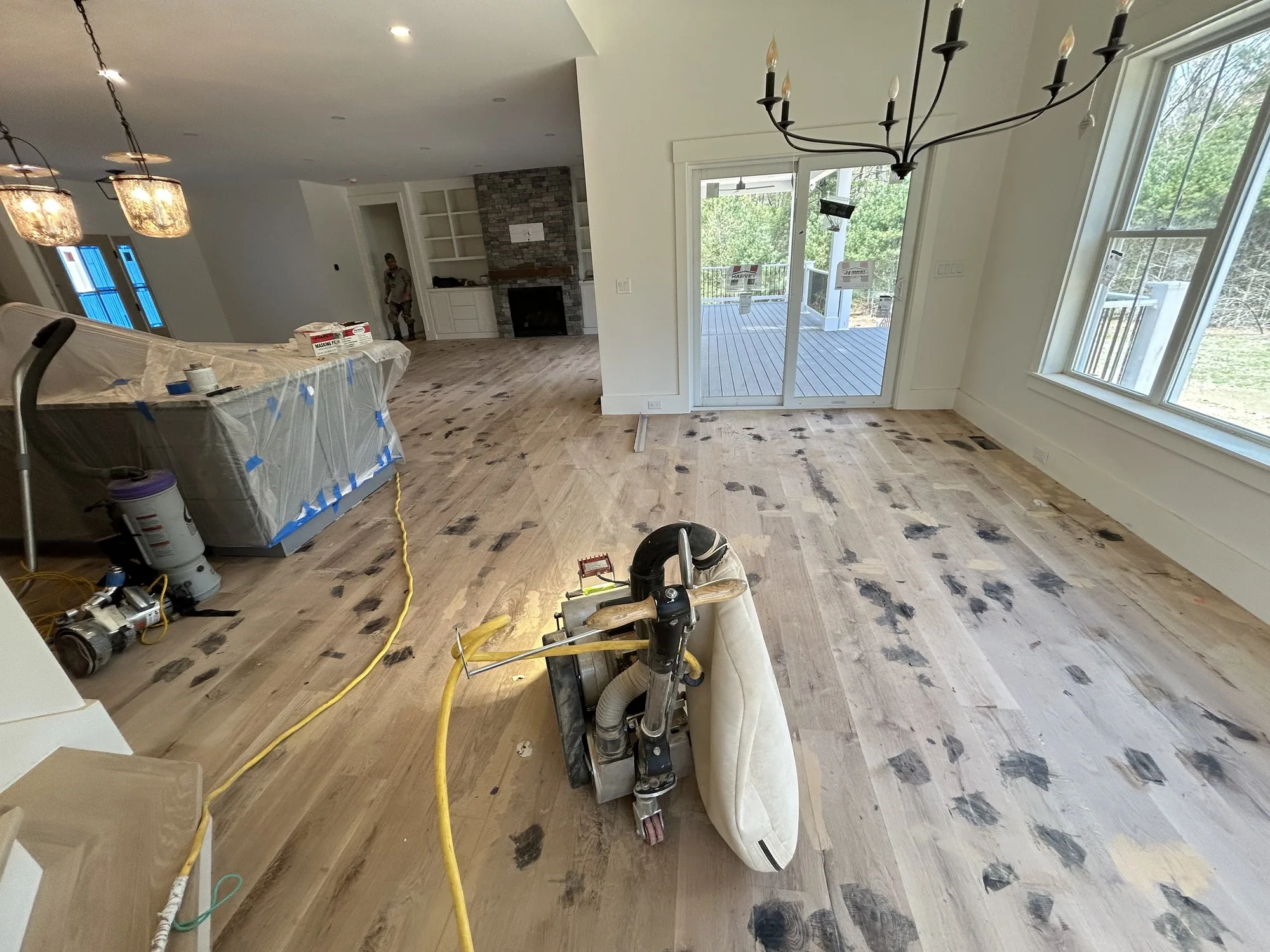 Repair damaged areas